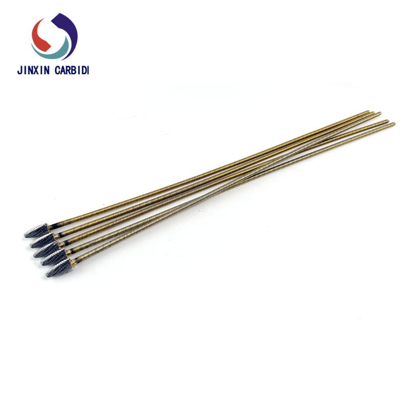 carbide burrs with flexible shaft ครีบคาร์ไบด์พร้อมเพลาแบบยืดหยุ่น