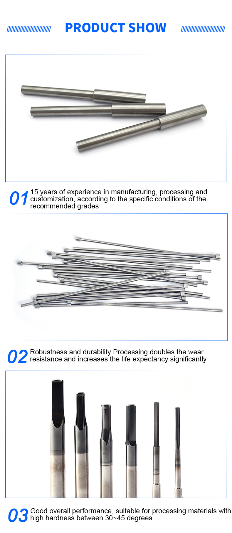 CARBIDE PUNCHES (5)