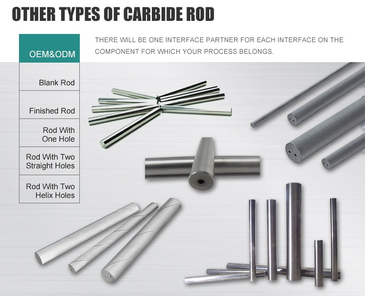 การจำแนกประเภทแท่ง Tungsten Carbide