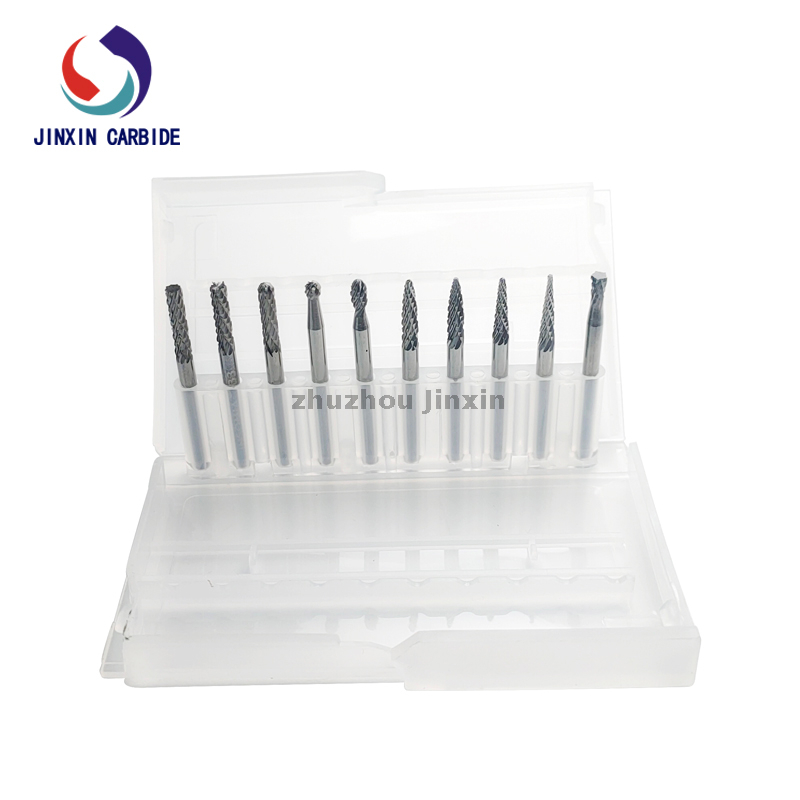 ขายร้อน 3*6 10 ชิ้นทังสเตน Crabide Rotary Burr Set