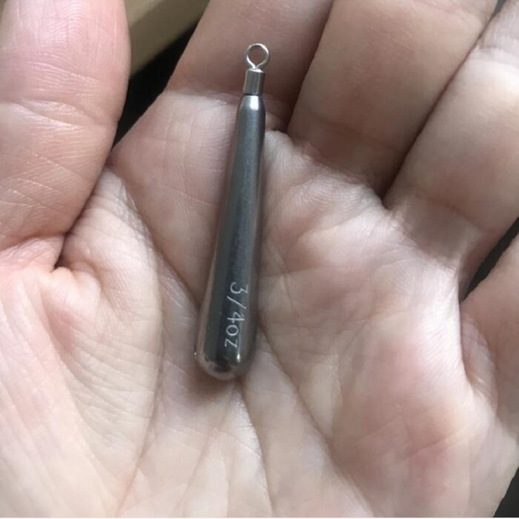 ใหม่ ทังสเตน สกินนี่ ดรอป ช็อต เวท สำหรับนักตกปลา