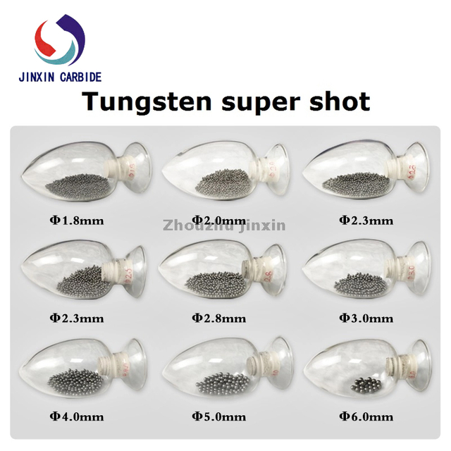 18G/CC ความหนาแน่นสูง 2.0 มม. TSS Ball Tungsten Alloy ทรงกลมสำหรับการล่าสัตว์