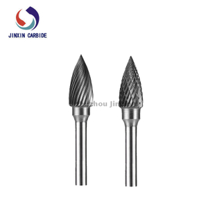 รูปร่างต้นไม้ประเภท G ที่มีปลายแหลม Tungsten Carbide Burrs 