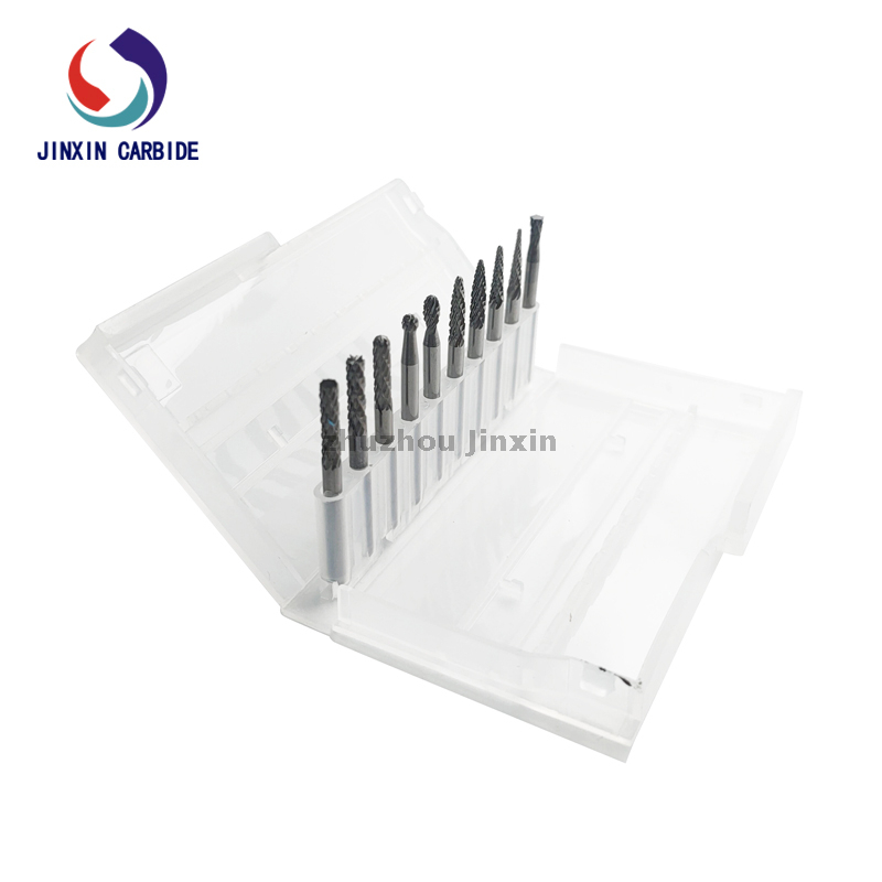 ขายร้อน 3*6 10 ชิ้นทังสเตน Crabide Rotary Burr Set