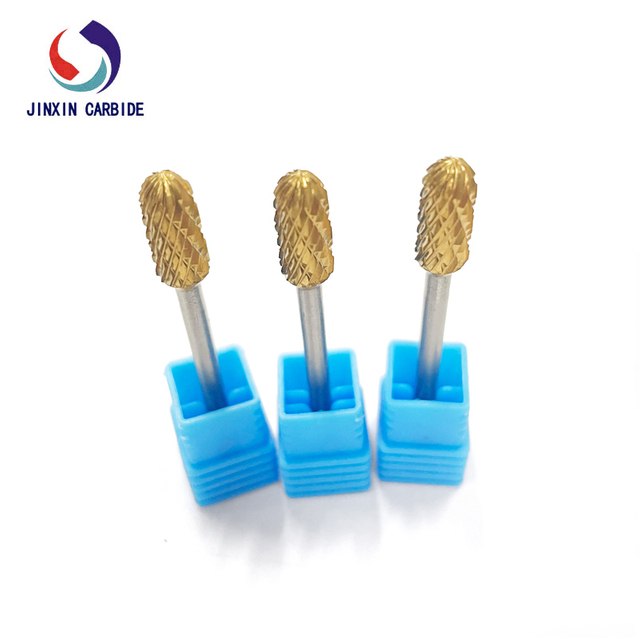 SC-51M Tungsten Carbide Burrs หมุนด้วยการเคลือบดีบุก