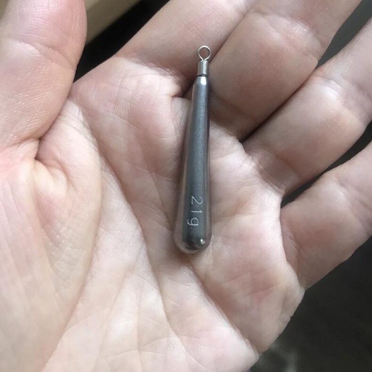 ใหม่ ทังสเตน สกินนี่ ดรอป ช็อต เวท สำหรับนักตกปลา