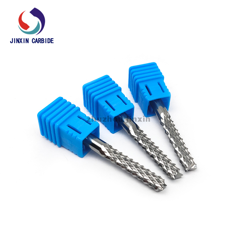 4*25*50 มม.ทังสเตนคาร์ไบด์ฟันข้าวโพด MillingCutter สำหรับแผงวงจร PCB