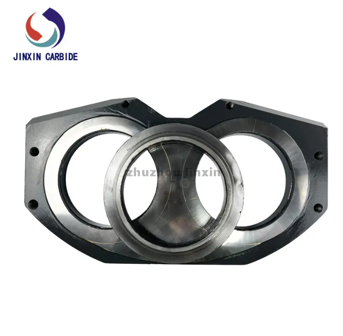 แผ่นชิ้นส่วนปั๊มคอนกรีตและวงแหวนตัด DN230